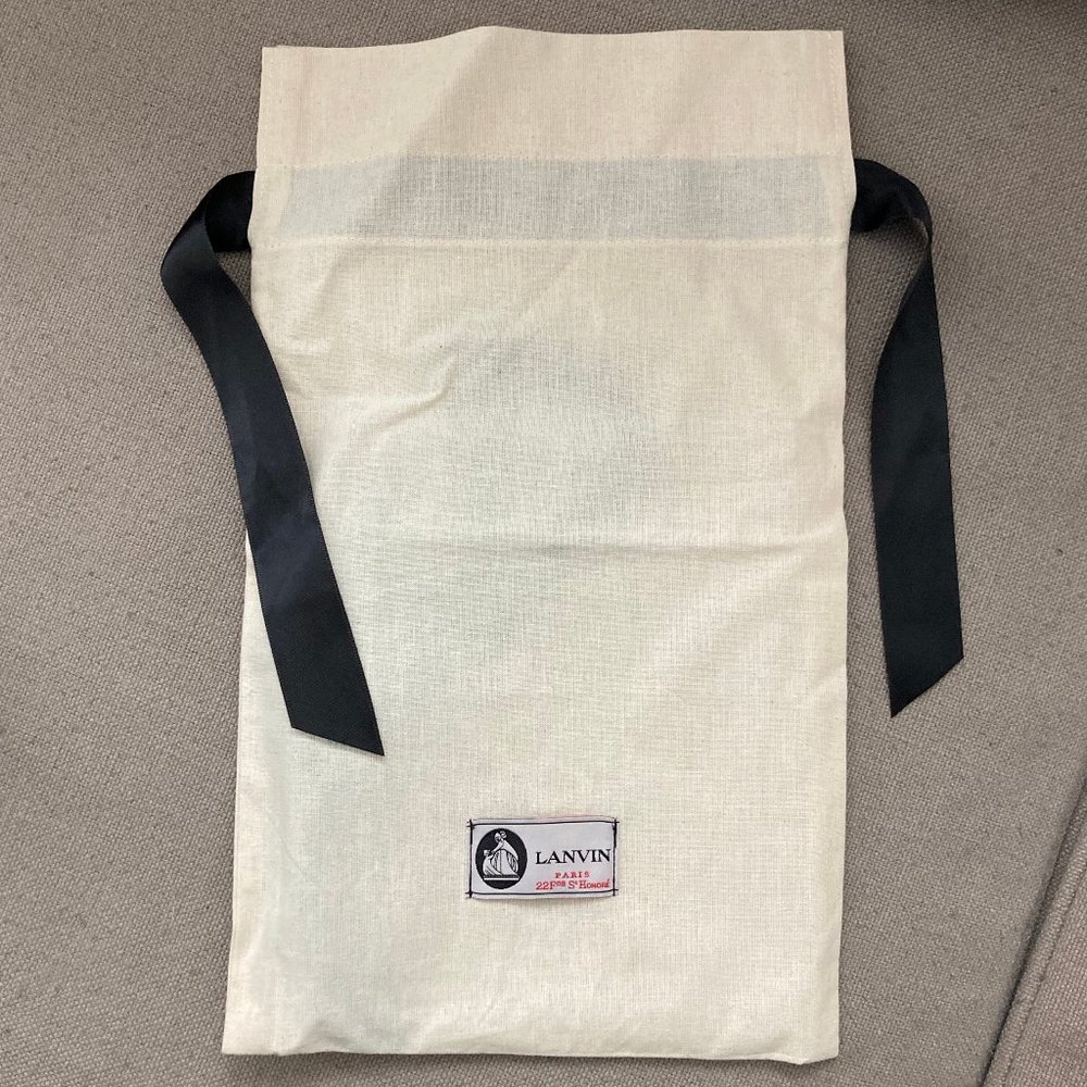 Lanvin Dust Bag for Shoes / Storage Size: 13" x 8"